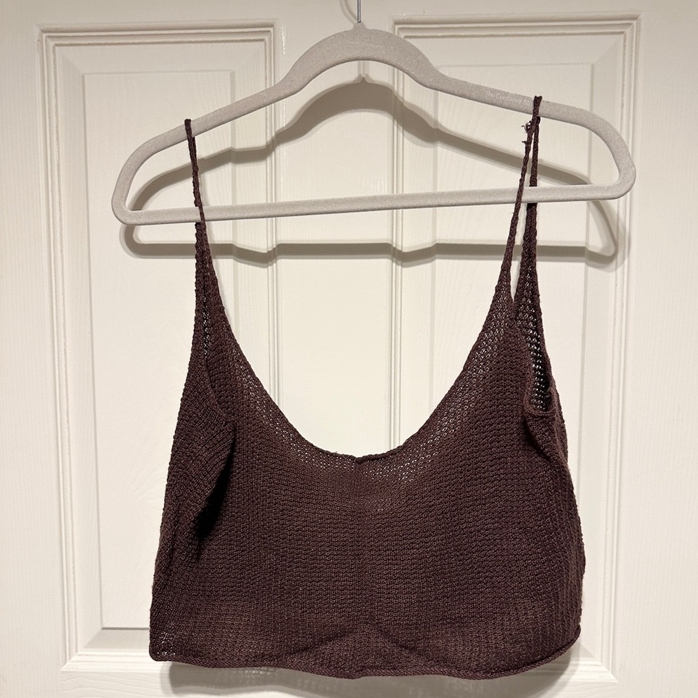Onia Cropped Knit Top